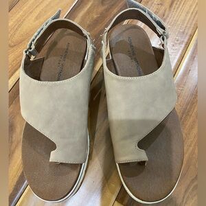 Adrienne Vittadini Beige Women's Sandals